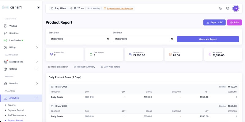 Gloxi Product Report